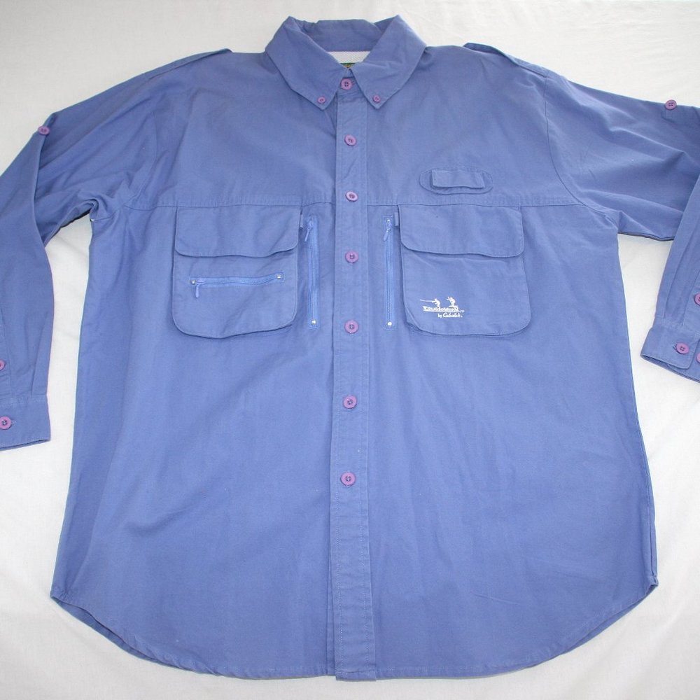 Cabela's Guidewear Fishing Hunting Shirt Men XL